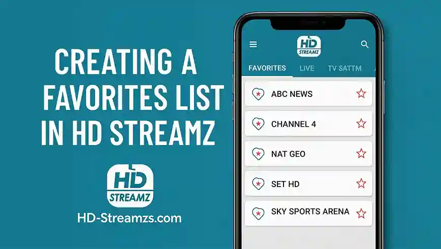 Creating a Favorites List in HD Streamz