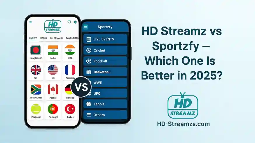 HD Streamz vs Sportzfy