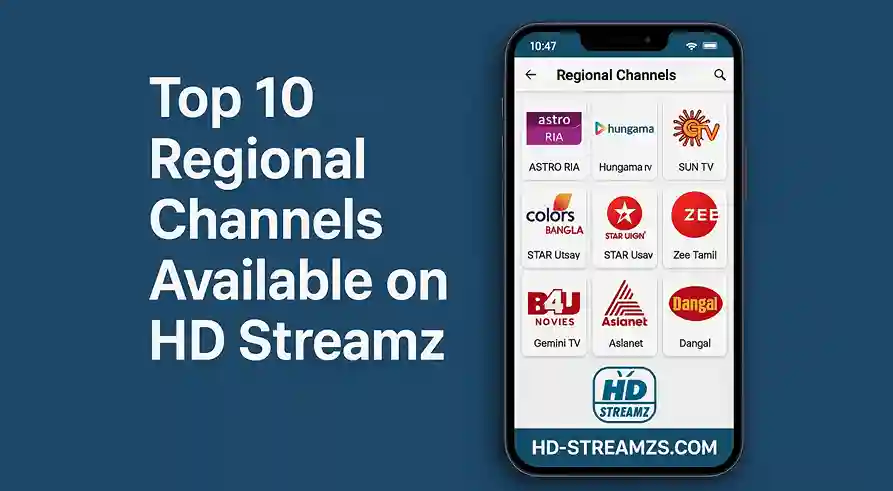 Top 10 Regional Channels Available on HD Streamz