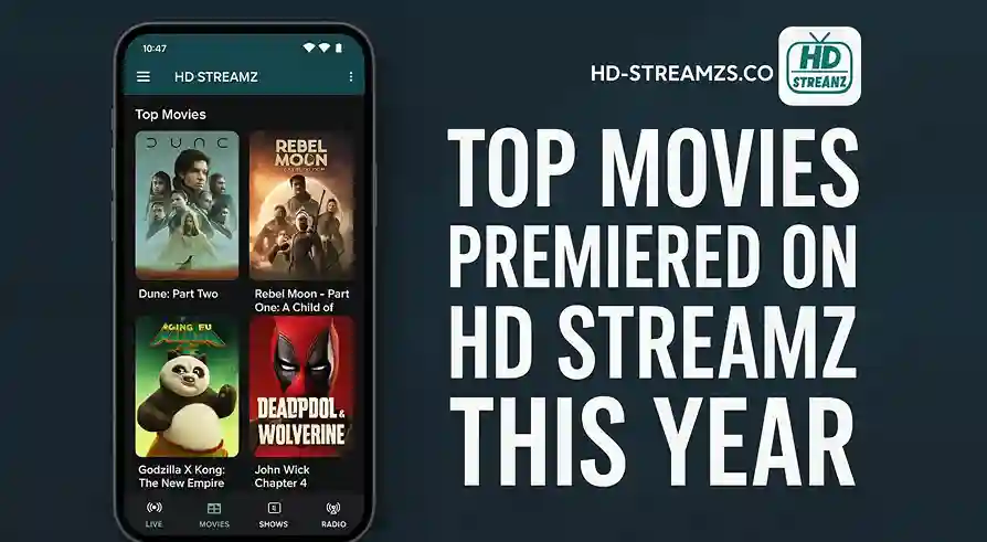 Top Movies Premiered on HD Streamz This Year
