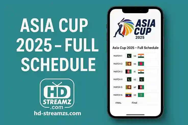 Asia Cup 2025 – Full Schedule